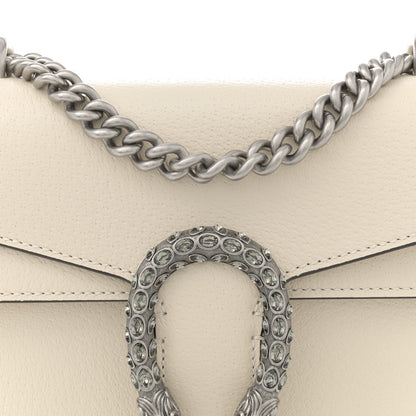 Gucci Textured Calfskin Crystal Mini Dionysus Shoulder Bag Mystic White 7 of 11