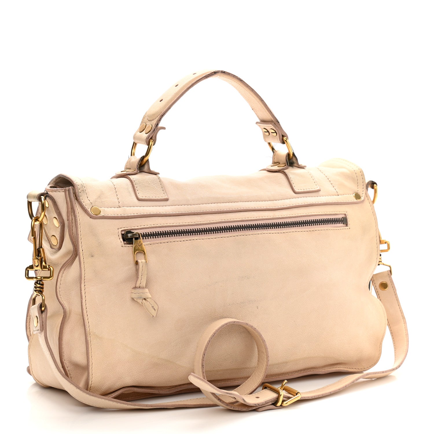 Proenza Schouler Lambskin Medium PS1 Satchel Clay 2 of 19