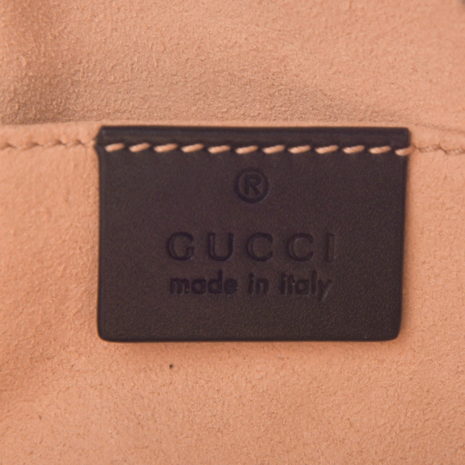Gucci Calfskin Matelasse GG Marmont Belt Bag 105 42 Black 6 of 7