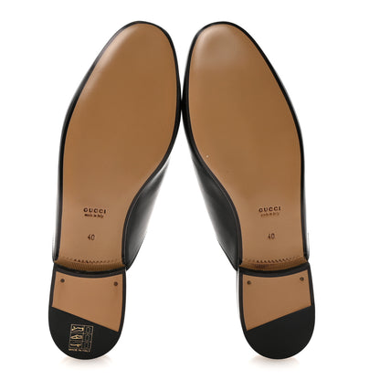 Gucci Calfskin Womens Princetown Slippers 40 Black 6 of 8
