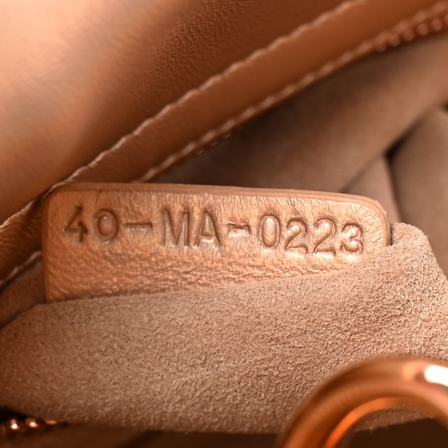 Christian Dior Iridescent Metallic Lambskin Cannage Mini Lady Dior Pink 7 of 12