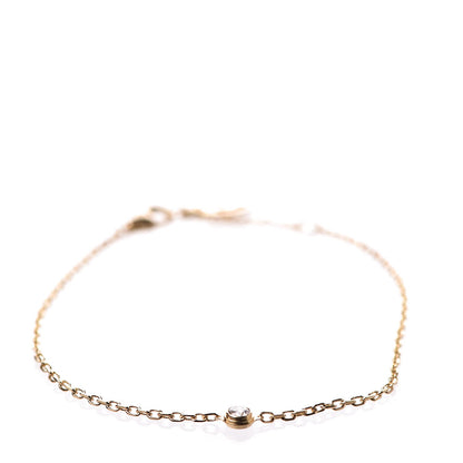 Cartier 18K Yellow Gold Diamond SM D'Amour Bracelet 1 of 5