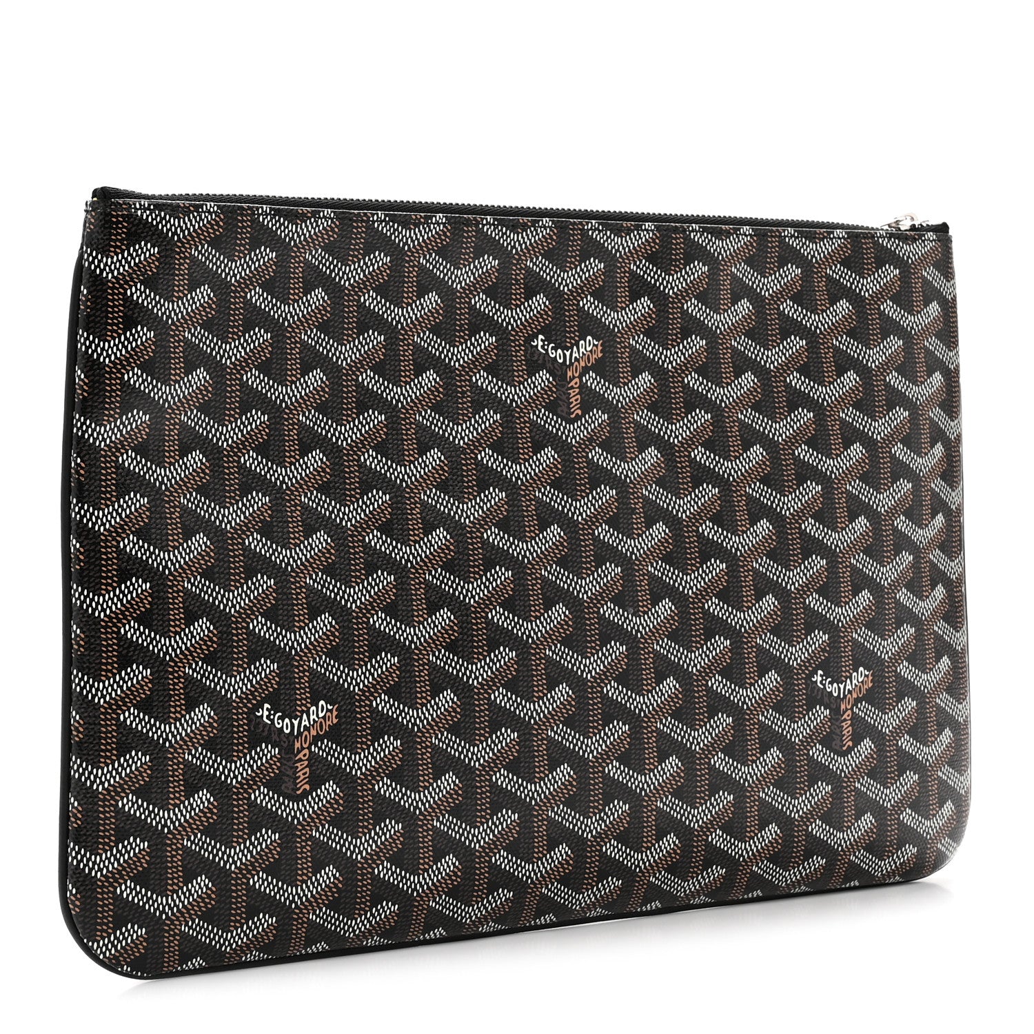 Goyard Goyardine Senat Pochette MM Black 3 of 8