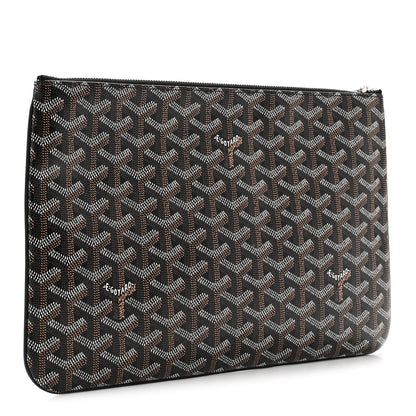 Goyard Goyardine Senat Pochette MM Black 3 of 8