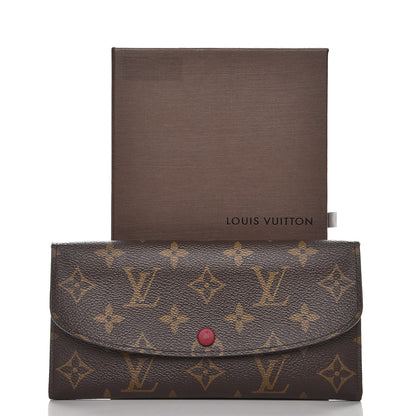 Louis Vuitton Monogram Emilie Wallet Fuchsia 7 of 7