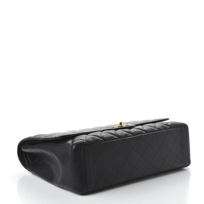 Chanel Caviar Quilted Maxi Double Flap Black 4 of 21