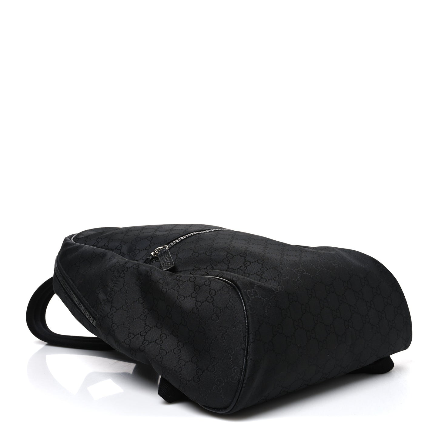 Nylon Monogram Slim Backpack Black