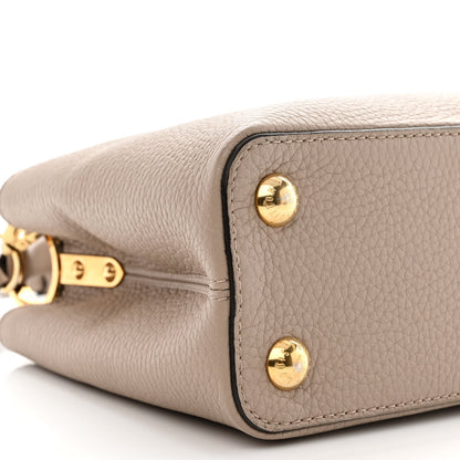 Louis Vuitton Taurillon Capucines BB Galet 8 of 9