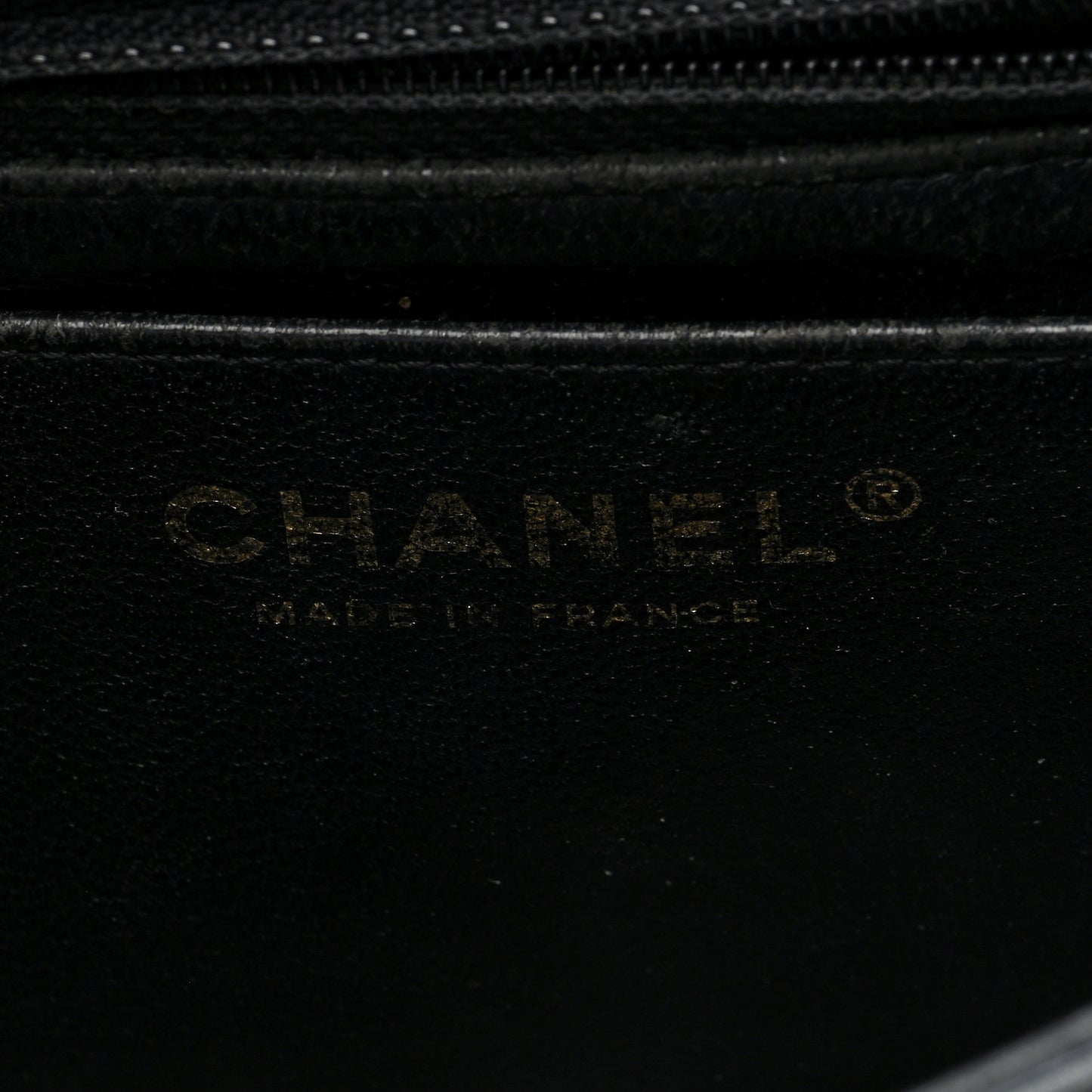 Lambskin Quilted Mini Square Flap Black