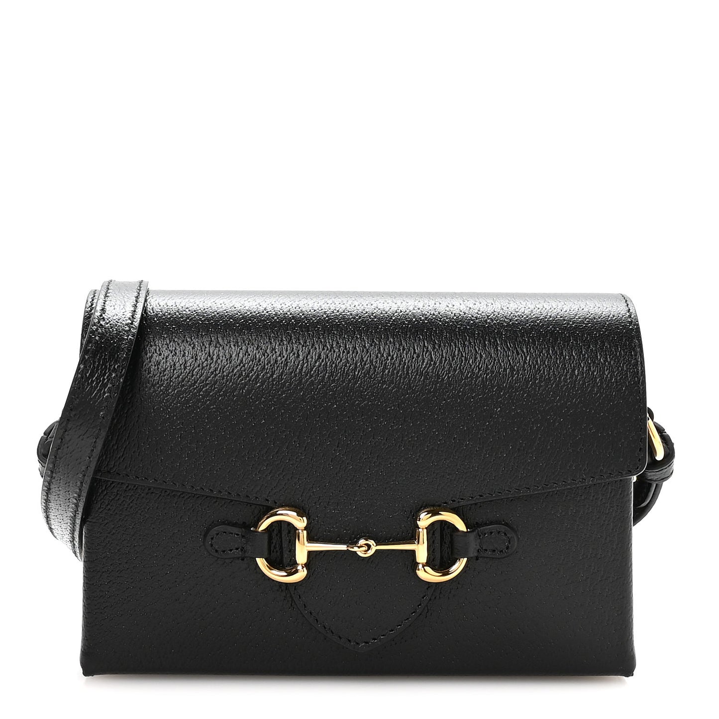 Calfskin Horsebit 1955 Shoulder Bag Black