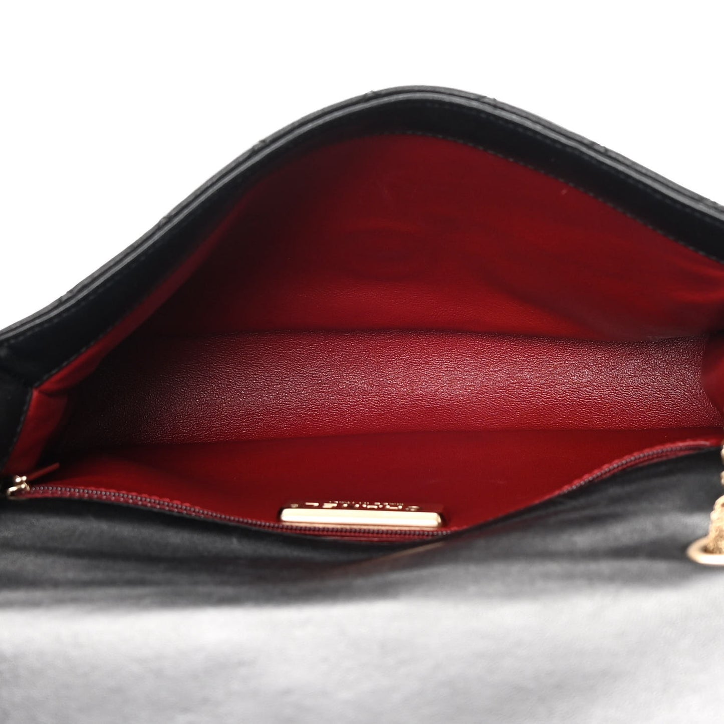 Lambskin Quilted Medium Westminster Pearl Flap Black