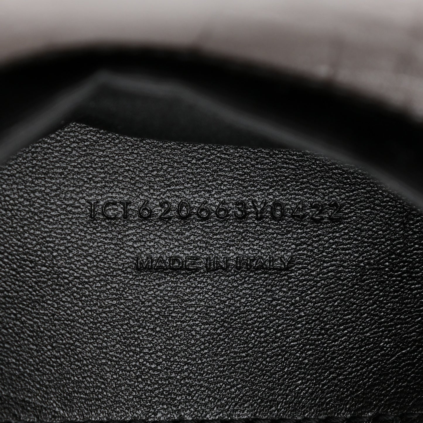 Calfskin Crocodile Embossed Medium West Hollywood Monogram Fold-Over Grey