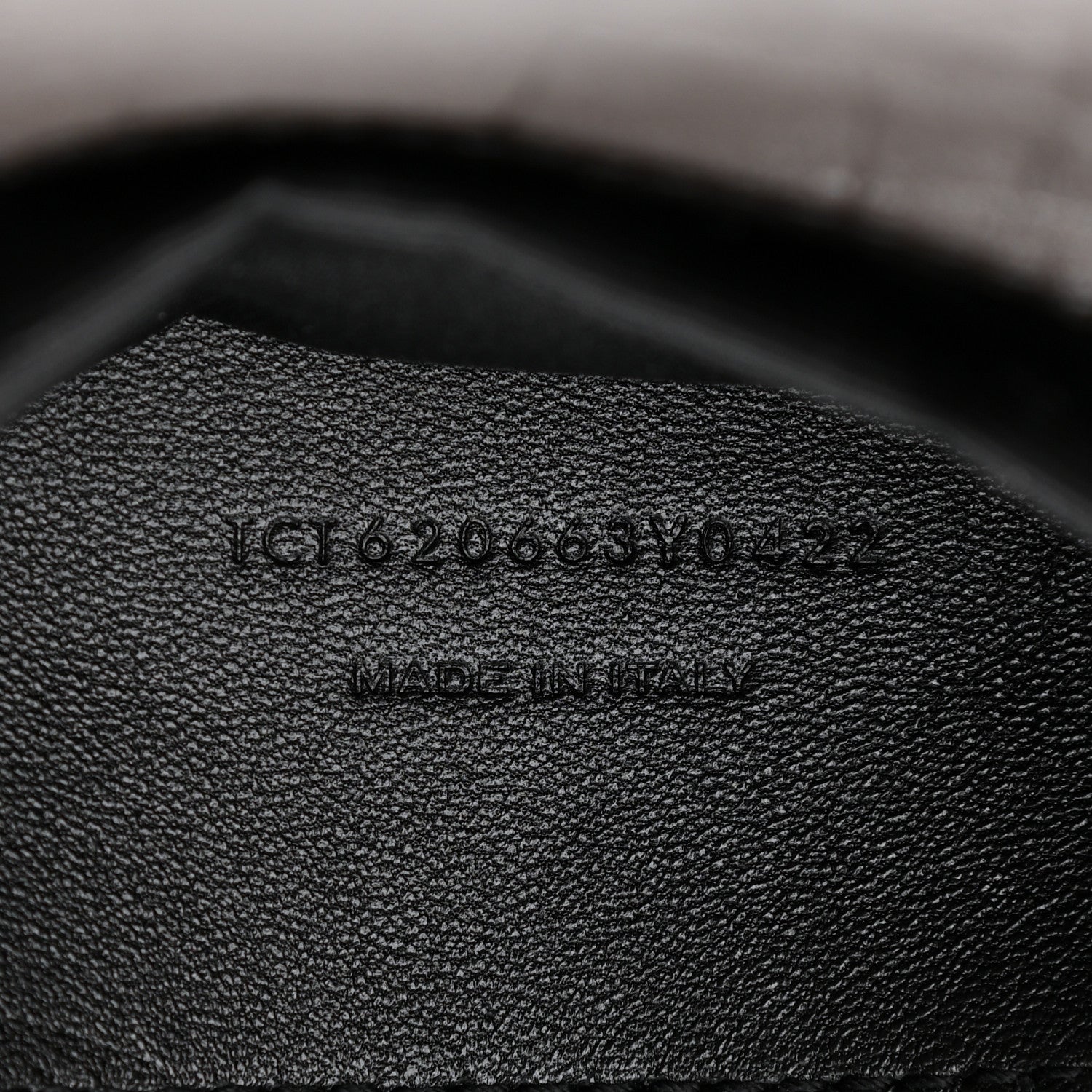 Saint Laurent Calfskin Crocodile Embossed Medium West Hollywood Monogram Fold-Over Grey 8 of 11