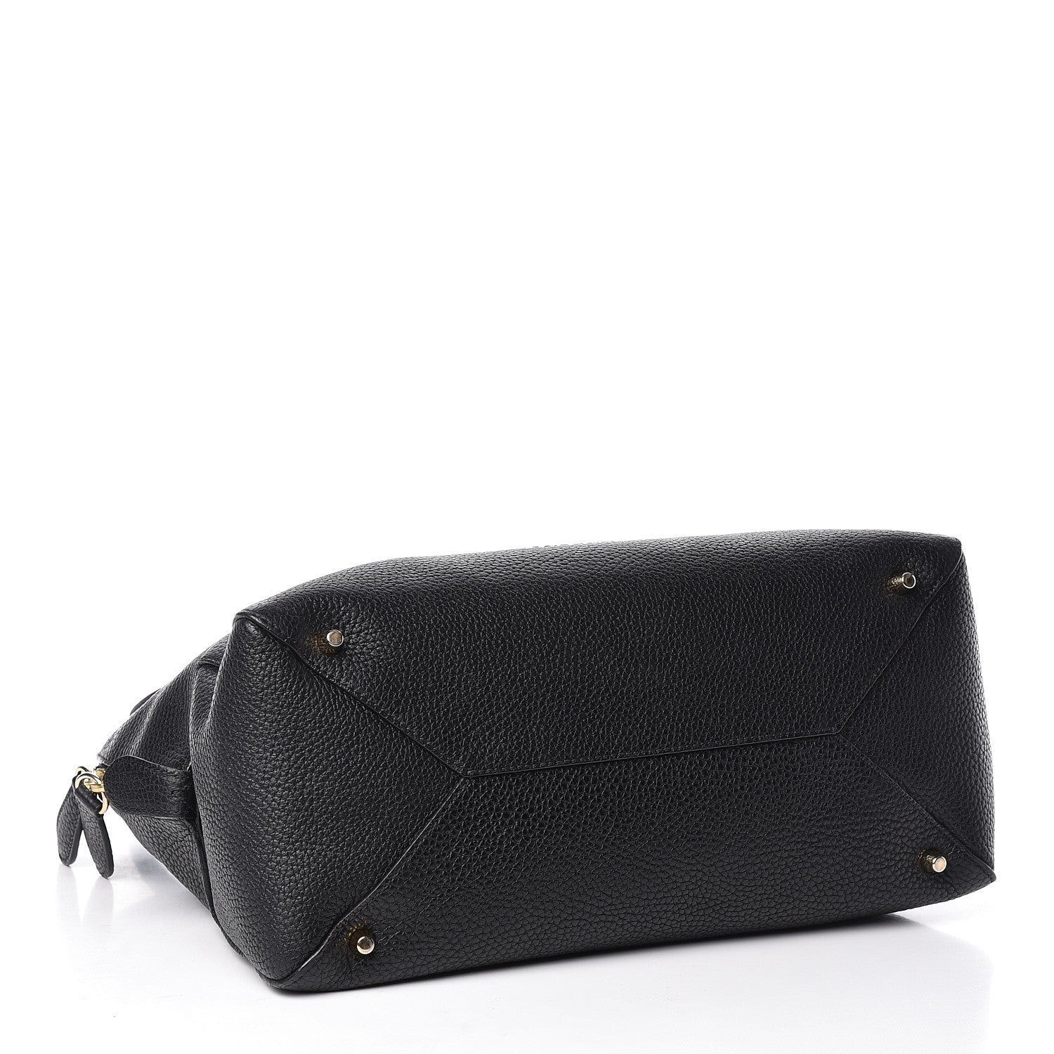Burberry London Grainy Calfskin Medium Greenwood Bowling Bag Black 4 of 10