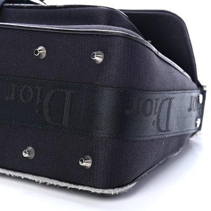 Christian Dior Silk Jersey Crystal Hardcore Clutch Black 12 of 12