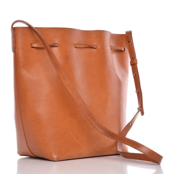 Mansur Gavriel Calfskin Mini Bucket Bag Cammello Rosa 4 of 18