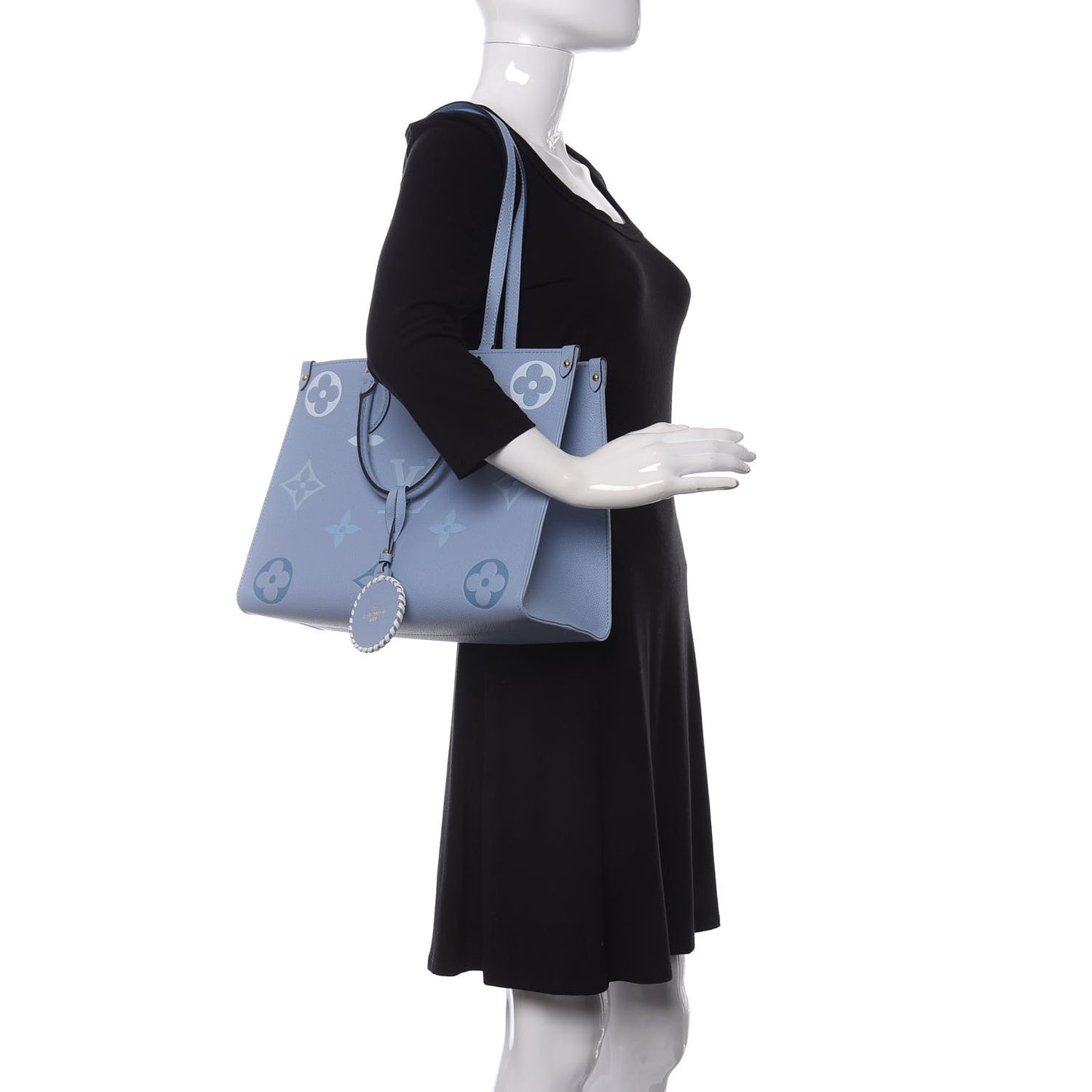 Empreinte Monogram Giant By The Pool Onthego MM Summer Blue