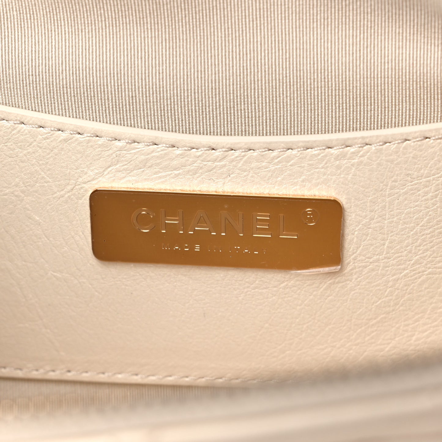 Calfskin Quilted All About Waist Belt Bag Light Beige