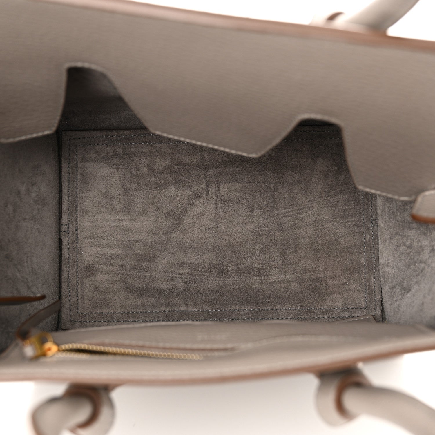 Celine Crisped Calfskin Mini Tie Knot Tote Medium Grey 5 of 10