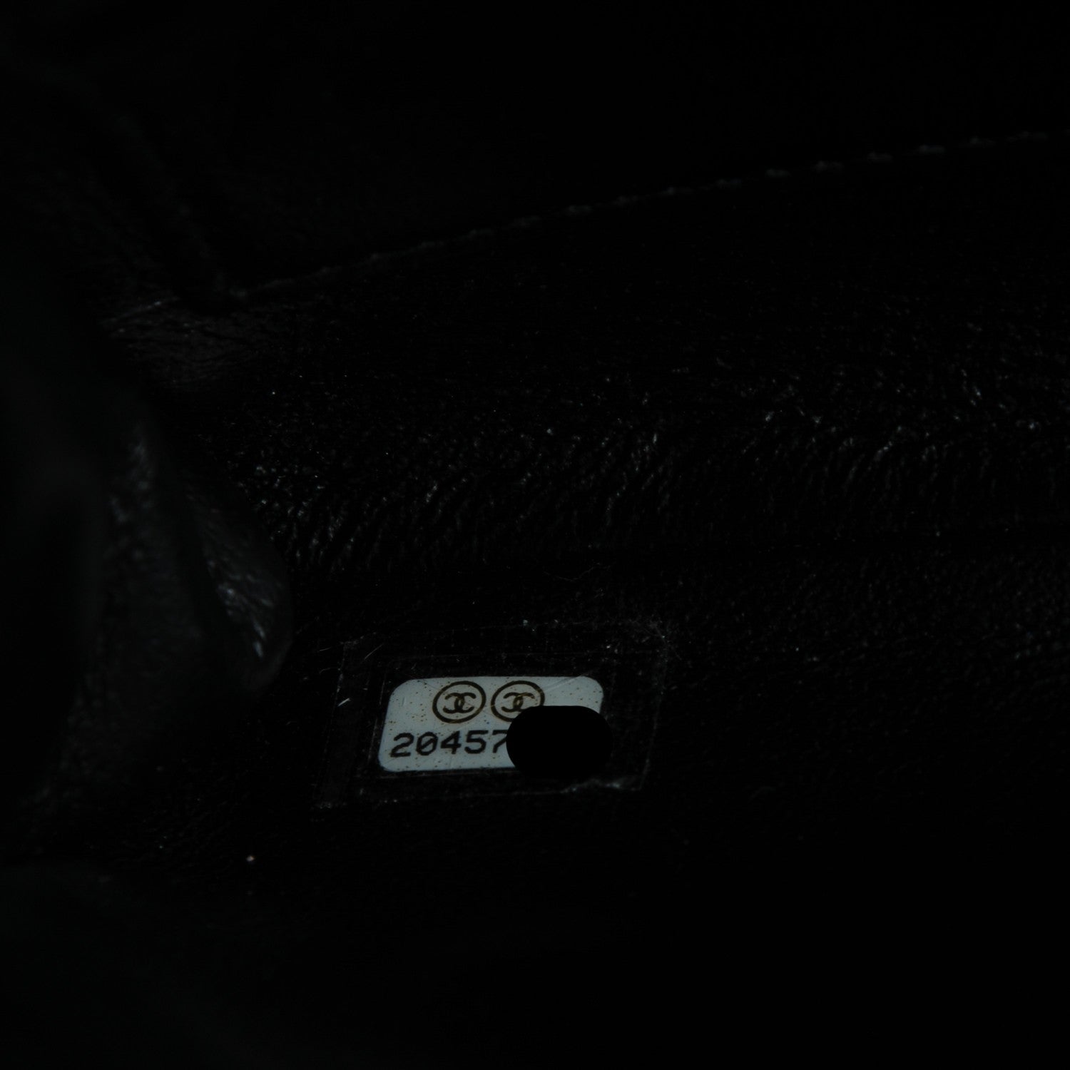 Chanel Lambskin Quilted Clutch With Chain Flap Black 7 of 7