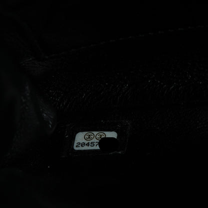 Chanel Lambskin Quilted Clutch With Chain Flap Black 7 of 7