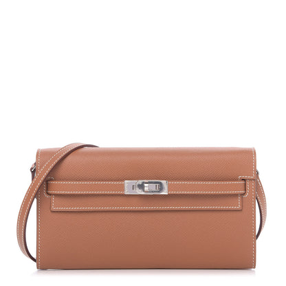 Hermes Epsom Kelly Wallet To Go Gold 1 of 9