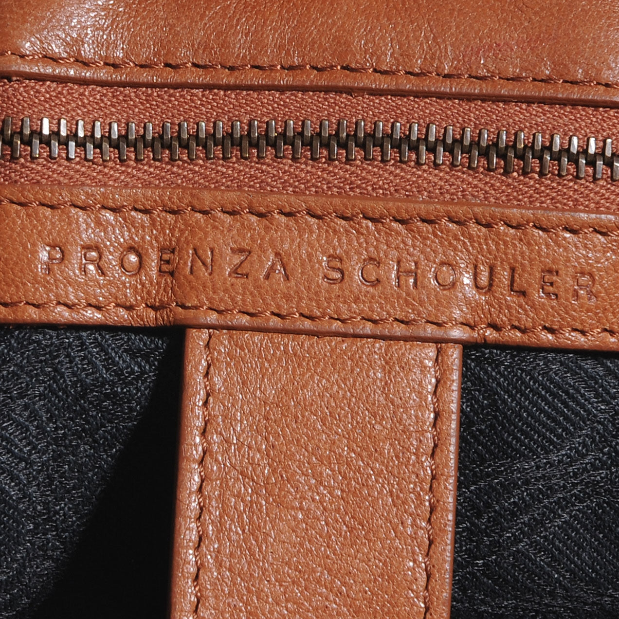 Lambskin PS1 Medium Satchel Saddle