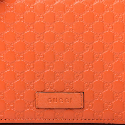 Gucci Soft Microguccissima Crossbody Wallet Sun Orange 9 of 9