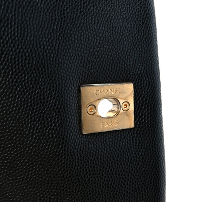 Chanel Caviar Quilted Small Coco Handle Flap Black 6 of 11