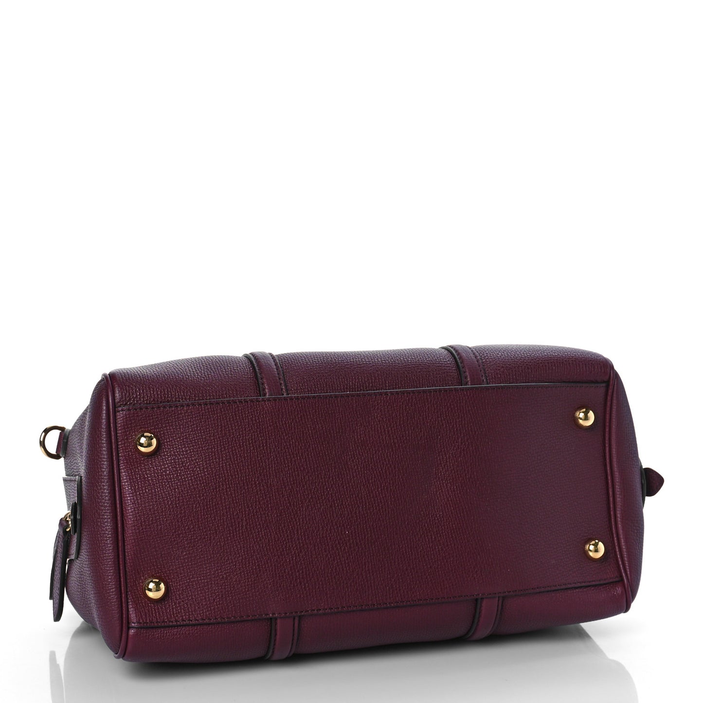 Derby Calfskin Medium Alchester Bowling Bag Mahogany Red