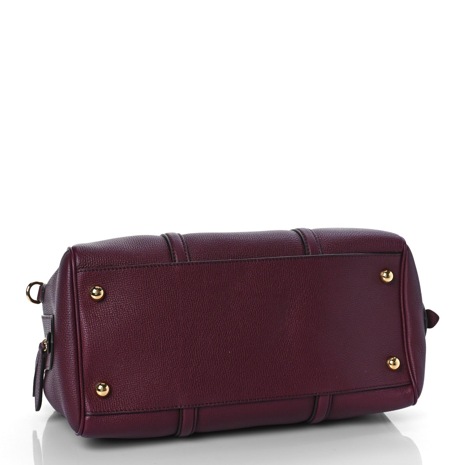 Burberry Derby Calfskin Medium Alchester Bowling Bag Mahogany Red 4 of 8