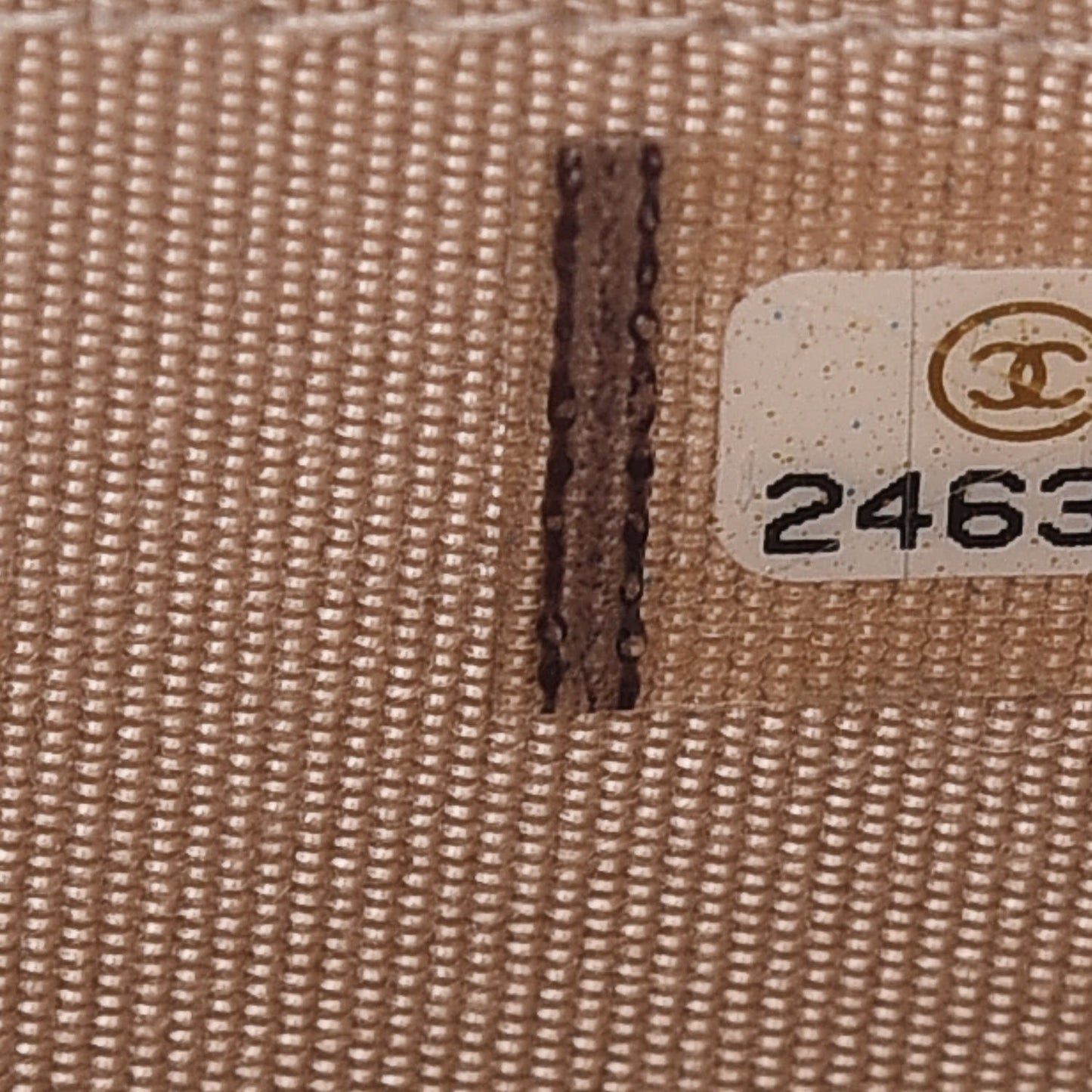 Metallic Caviar Chevron Quilted Zip Around Coin Purse Light Gold