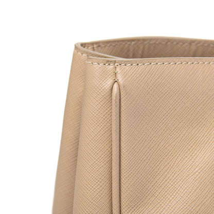 Prada Saffiano Lux Large Tote Sabbia 14 of 15