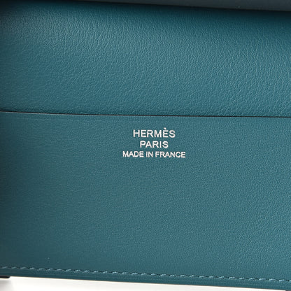Hermes Swift Rabat H 8CC Card Holder Vert Bosphore Vert Rousseau 6 of 8