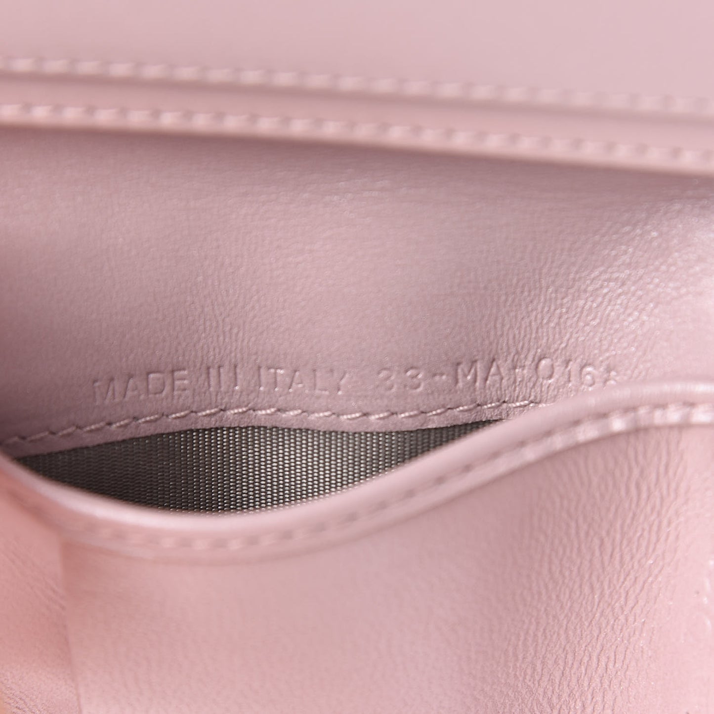 Lambskin Cannage Small Lady Dior Flap Card Holder Lotus