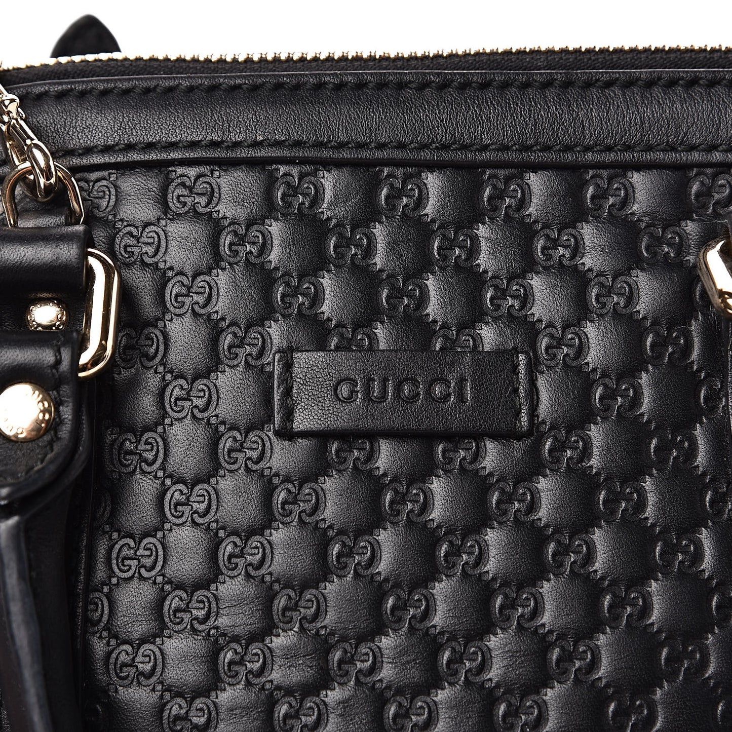 Microguccissima Mini Dome Bag Black