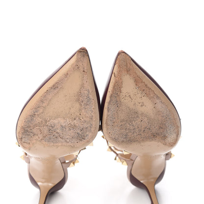 Valentino Garavani Nappa Rockstud Ankle Strap 65mm Pumps 36.5 Rubin Poudre 10 of 13