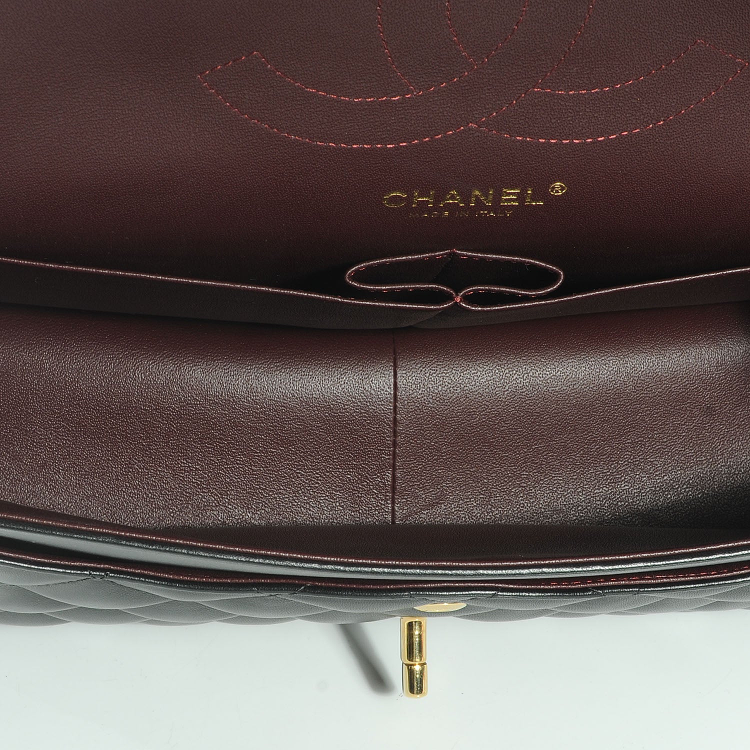 Chanel Lambskin Jumbo Double Flap Black 6 of 8
