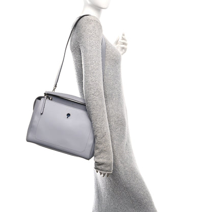 Fendi Vitello Baltico Dolce DotCom Satchel Ardesia 2 of 12