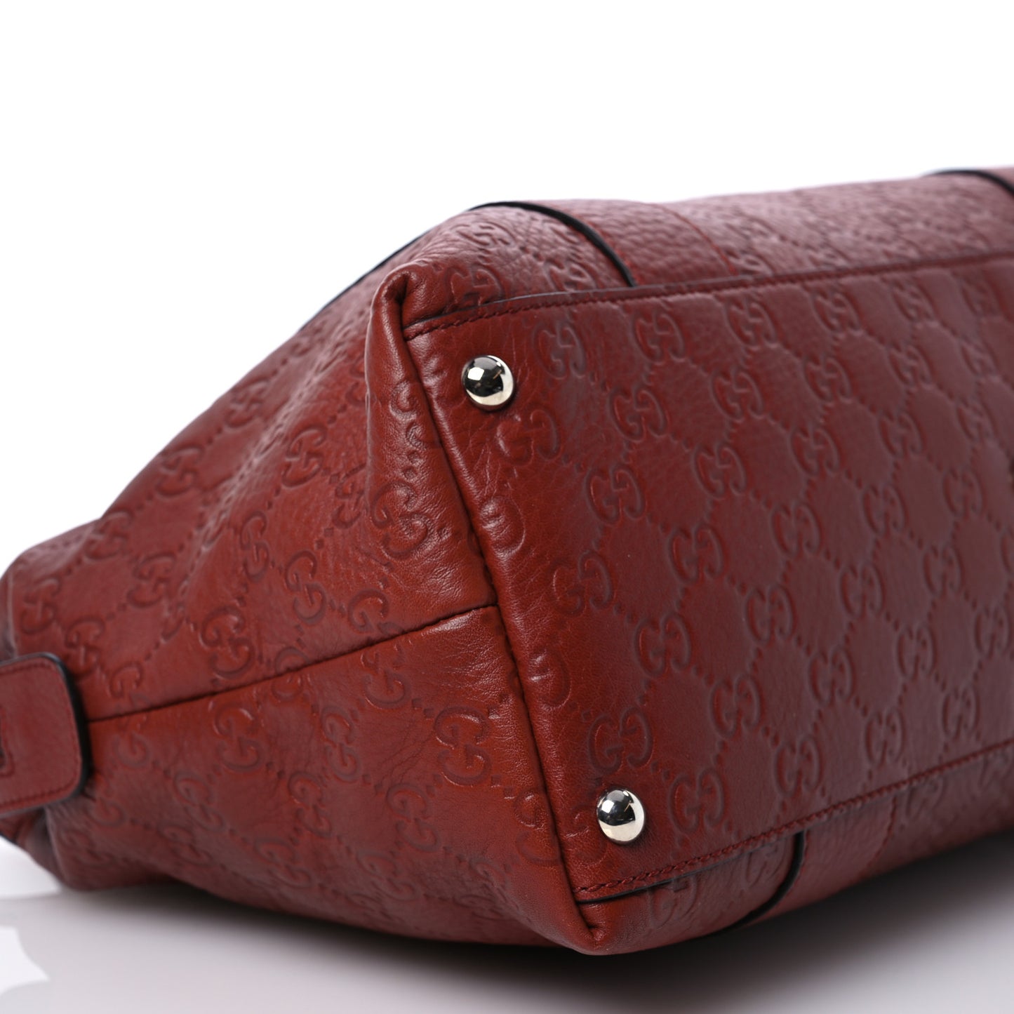 Guccissima Medium Bamboo Bar Tote Brown