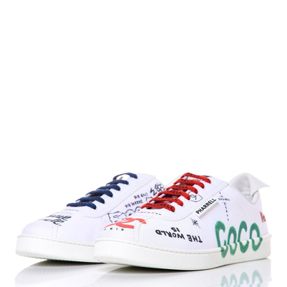 Chanel x Pharrell Williams Mens Calfskin Sneakers 45 White 3 of 17