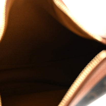 Celine Calfskin Triomphe Canvas Small Heloise Shoulder Bag Tan 5 of 13