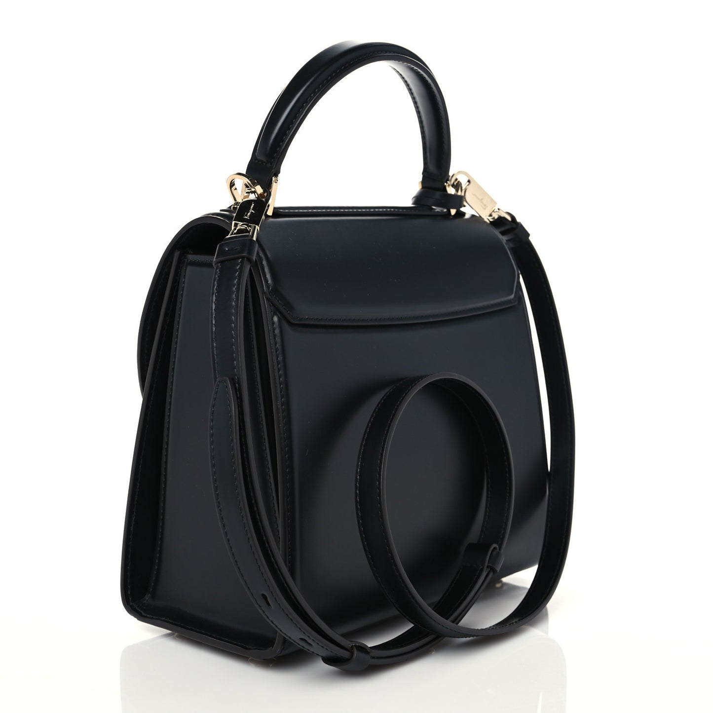 Smooth Calfskin Small Boxyz Black