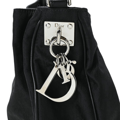 Christian Dior Nylon Monogram Lovely Hobo Black 18 of 21