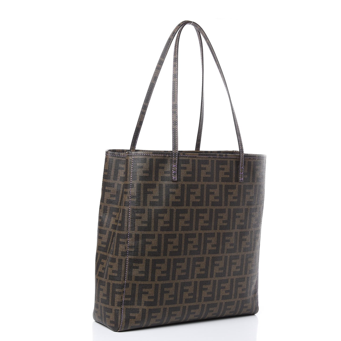 Zucca Spalmati Shopping Tote Tobacco Viola