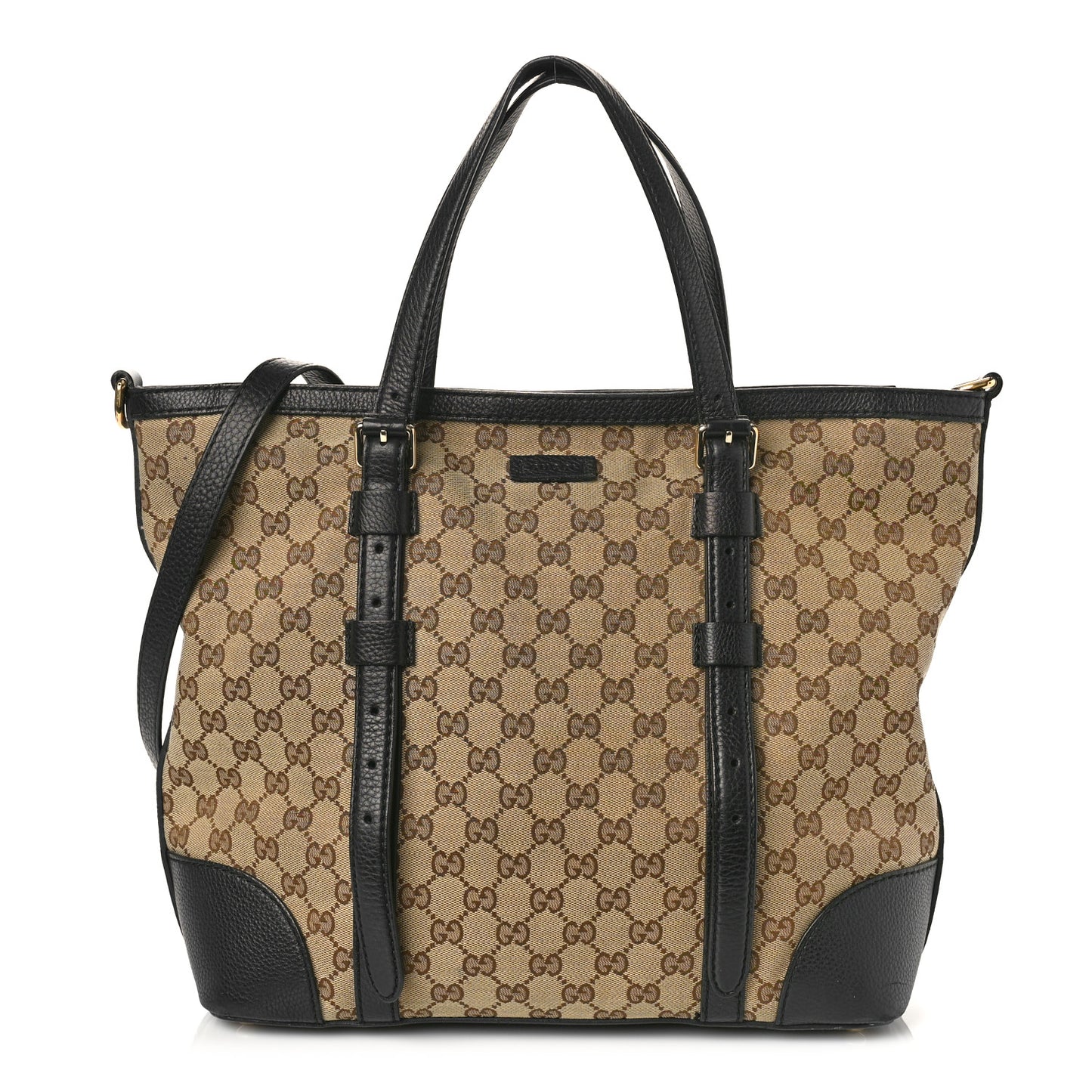 Monogram Cellarius Calfskin Tote Beige Ebony Black