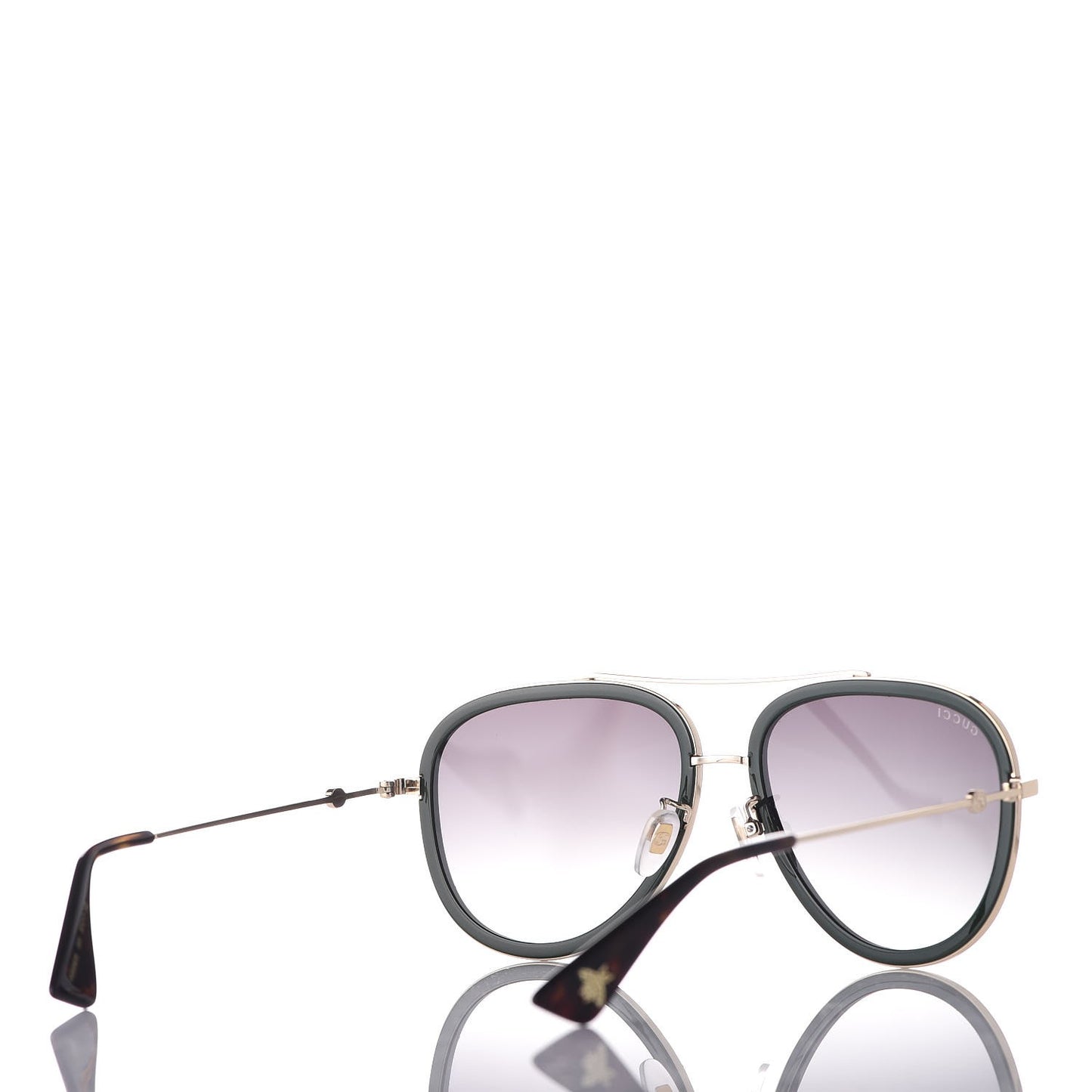 Web Aviator Sunglasses GG0062S Green Red