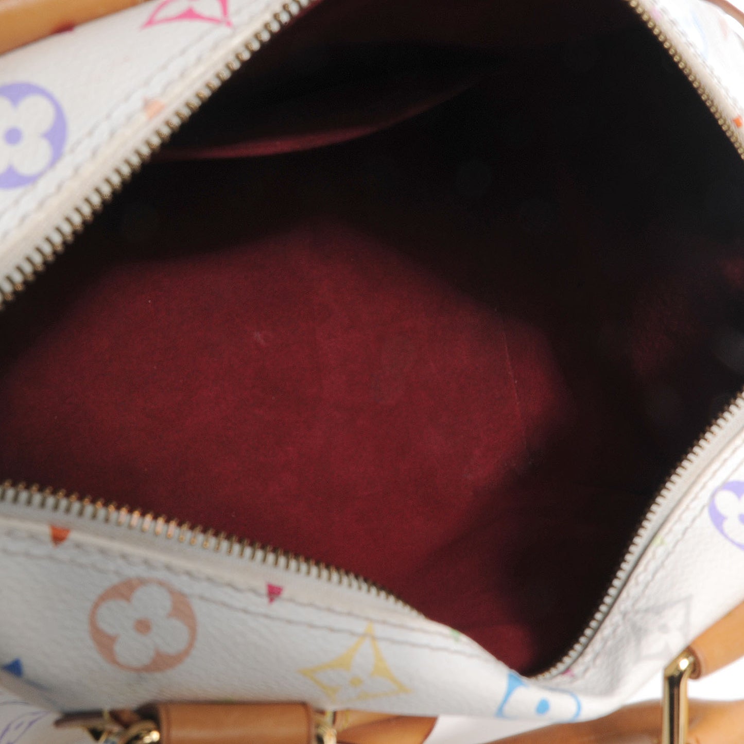 Monogram Multicolor Speedy 30 White