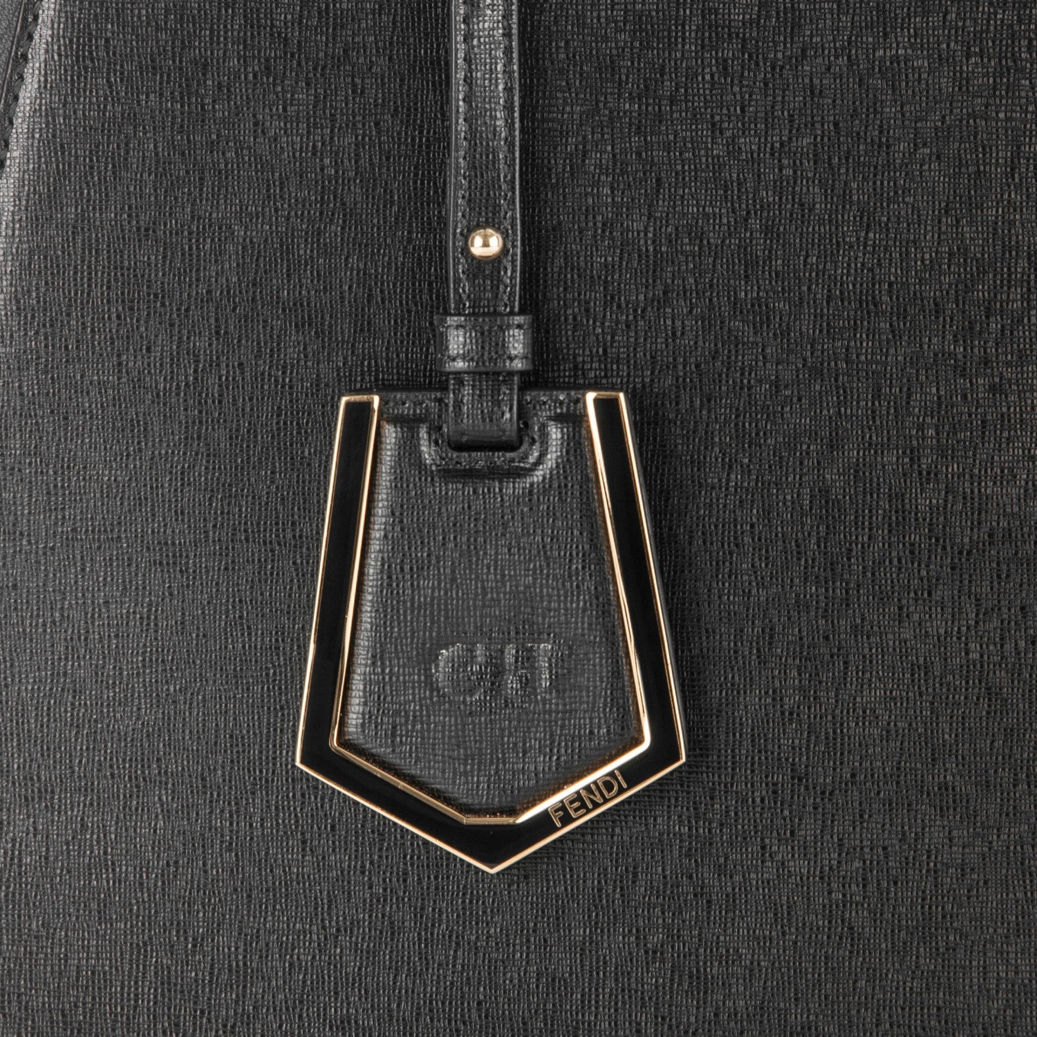 Fendi Vitello Elite Medium 2Jours Tote Black 5 of 7