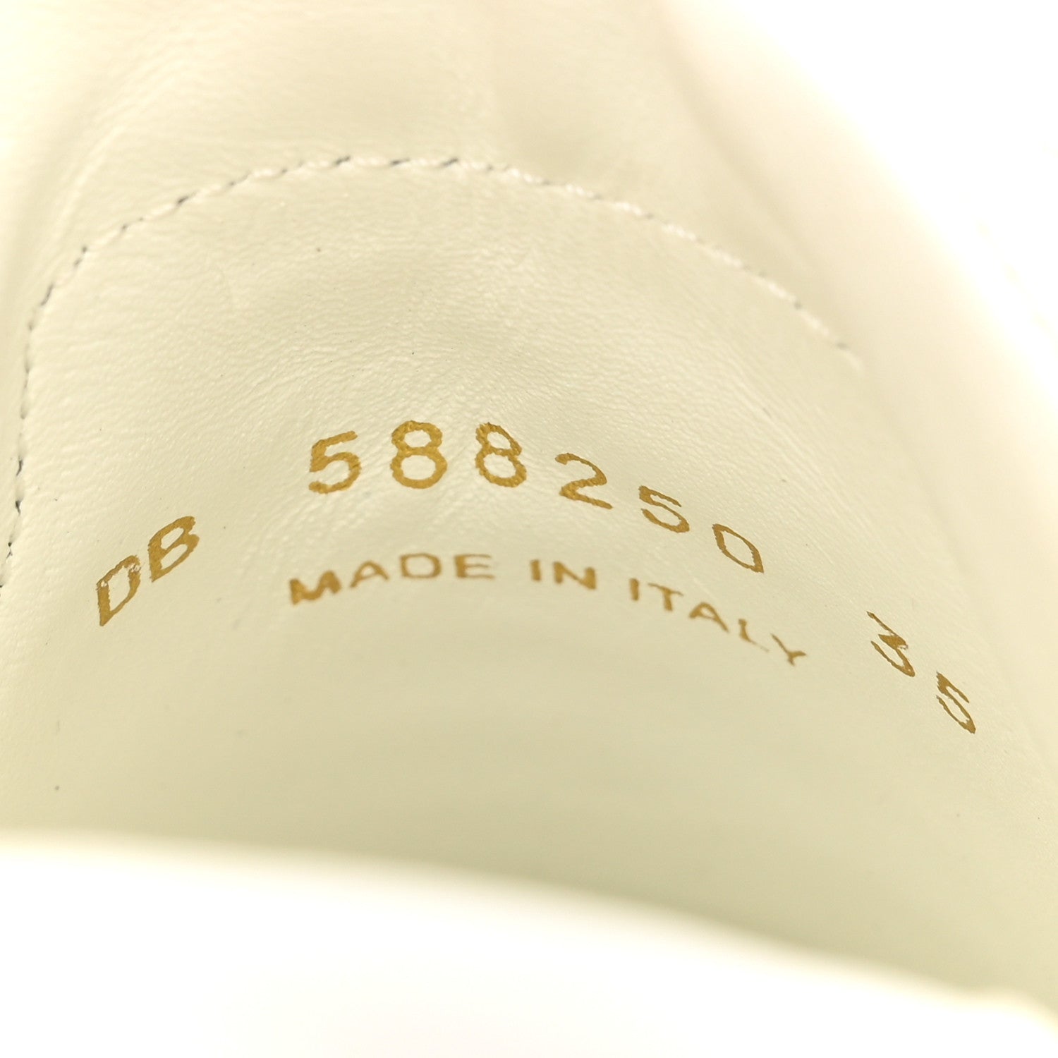 Saint Laurent Calfskin Andy Low Top Sneakers 35 Blanc Optique 9 of 10